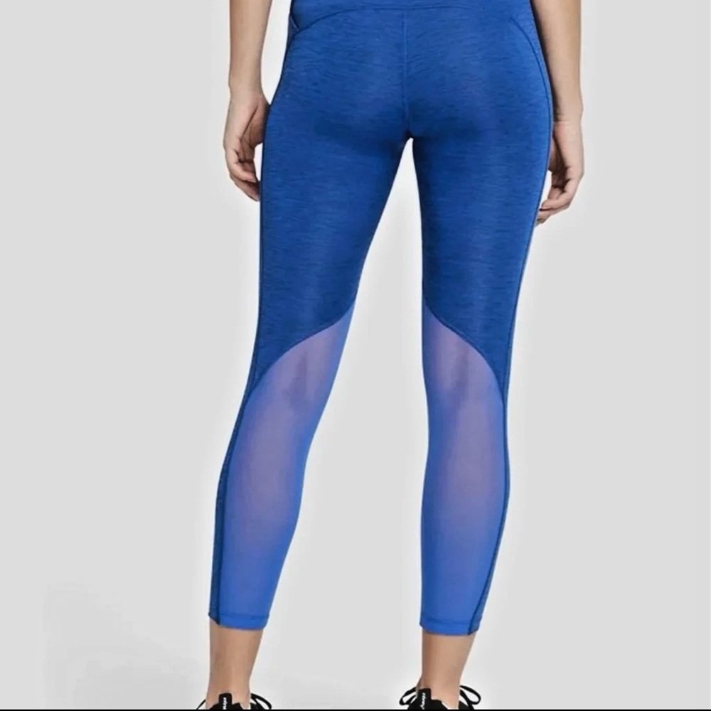 Nike Women's Run Fast Blue Cropped Legging Sz(L) - Picture 3 of 7